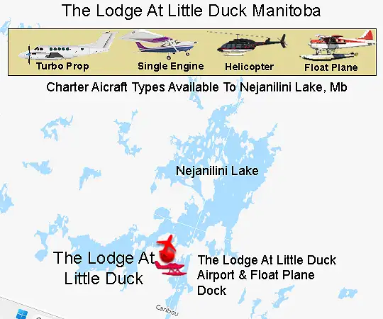 The Lodge at Little Duck private runway and arrival area